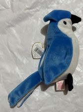 Ty Rocket The Blue Jay Beanie Baby Plush Toy