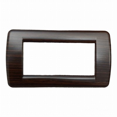 Plakette Rondo Vimar Idea 16764.44 Technopolymer 4 Module Rosenholz