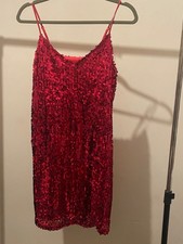 pink sequin bodycon party dress. Size 8. bnwt