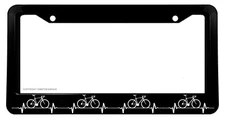 Street Bike Heartbeat Cycling Biking License Plate Frame