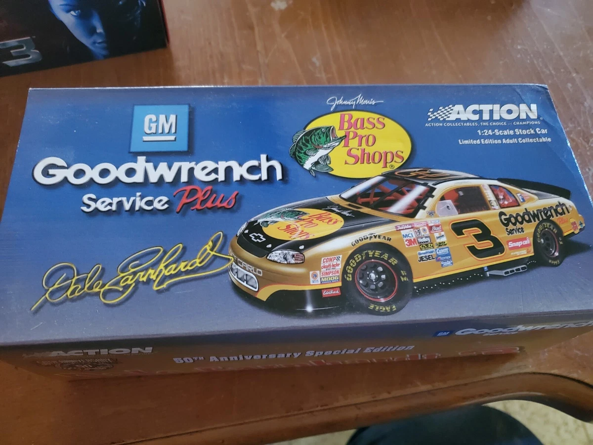 Action 1:24 Diecast Dale Earnhardt Bass Pro Shops 50th Anniversary, Limited  Ed.