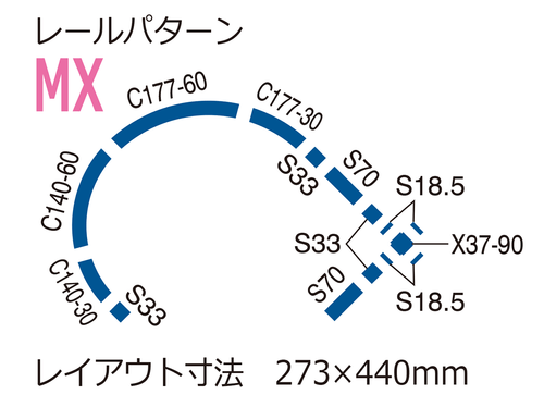 Tomix 91088 Wide Tram Mini Rail Set Crisscross Set (Track Layout MX-WT) - N - Picture 3 of 3