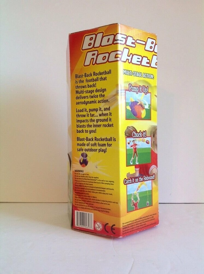 Kid-riffic Blast-Back Rocketball Launcher And Missile Wild | eBay
