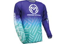 New Moose Racing Sahara Jersey, Purple/Turquoise, X-Large, 2910-7927