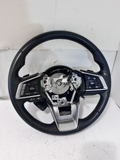 2019 Subaru Crosstrek Red Black Leather Steering Wheel W Paddle Shift Oem