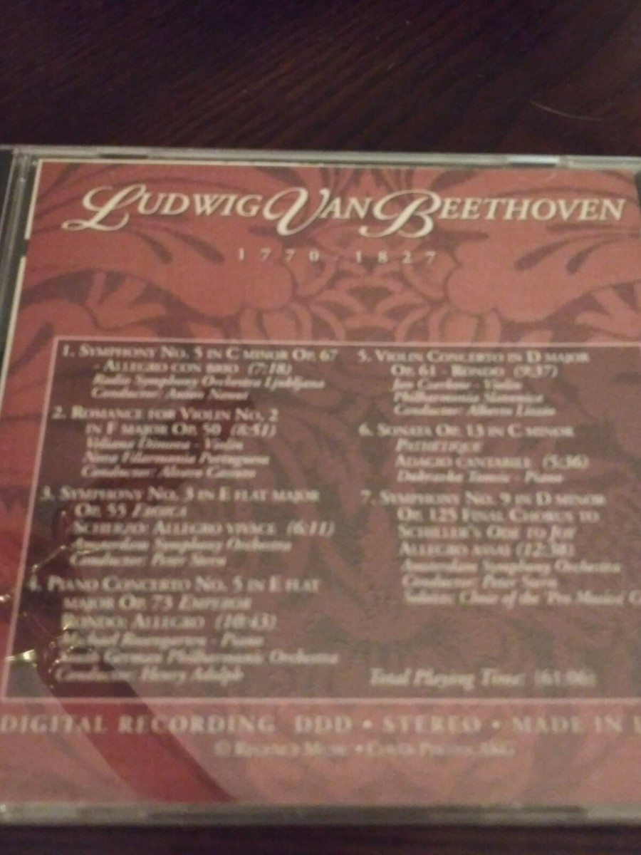 The Masterpiece Collection: Ludwig Van Beethoven Audio CD