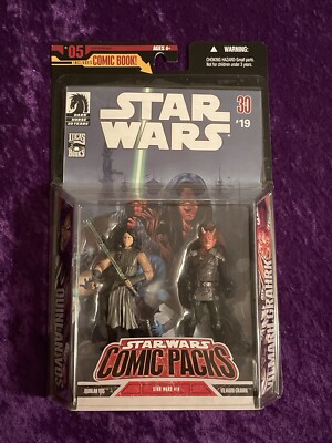 2006 Hasbro Star Wars Comic Packs No. 05 Quinlan Vos & Vilmarh