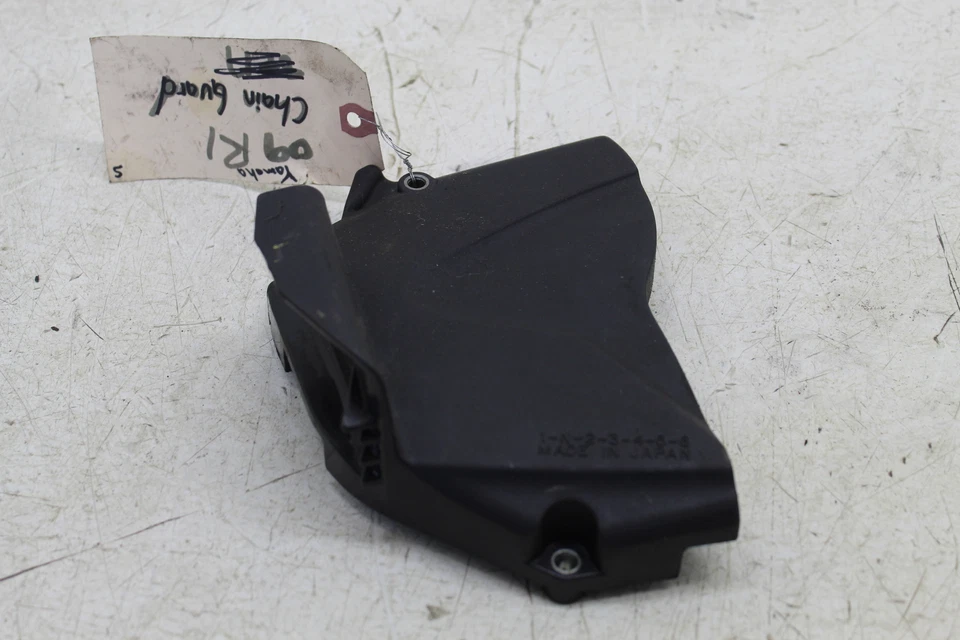 Yamaha YZF R1 2009 negro OEM transmisión trasera cadena protector cubierta escudo C39X Foto 2 de 4