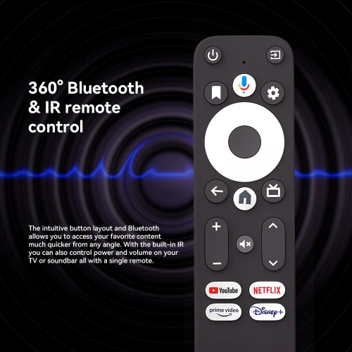 Dcolor GD1 4K Android TV Stick Google Netflix Certified Chromecast Voice Remote - Image 4 of 4