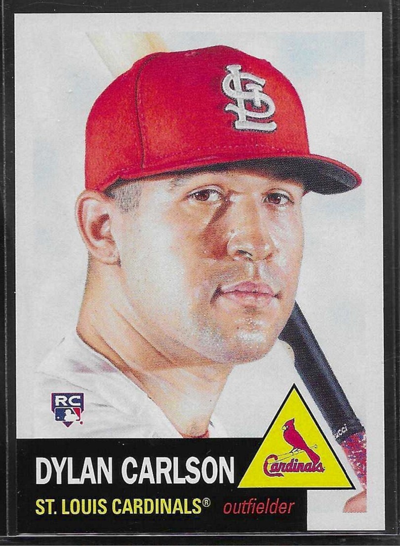 2021 TOPPS LIVING SET # 426 DYLAN CARLSON Rookie St. Louis Cardinals 2,995 PR a