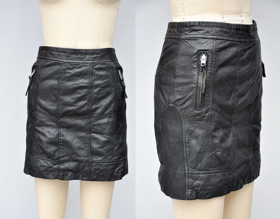 Leather skirt cheap ebay