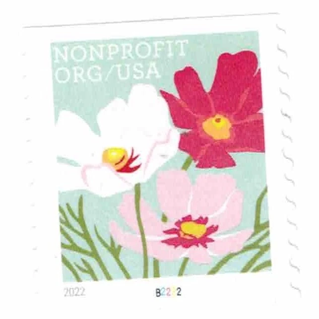 US -2022 PNC Commercial Cover - Butterfly Garden  Nonprofit Org. - Plate # B2222 - Image 2 of 3