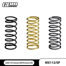 GPM 7075 Alu Linear Rate Rear Shock Spring Set LOSI 1/4 Promoto MX SM Motorcycle