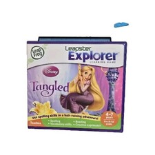 Tangled Language Skills Leap Frog Leapster Explorer Learning Game 4-7 Yr Olds