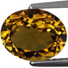 1.72 Ct IGI Certified Natural Tourmaline Gemstone Yellow Brown Color Oval Cut — photo 4