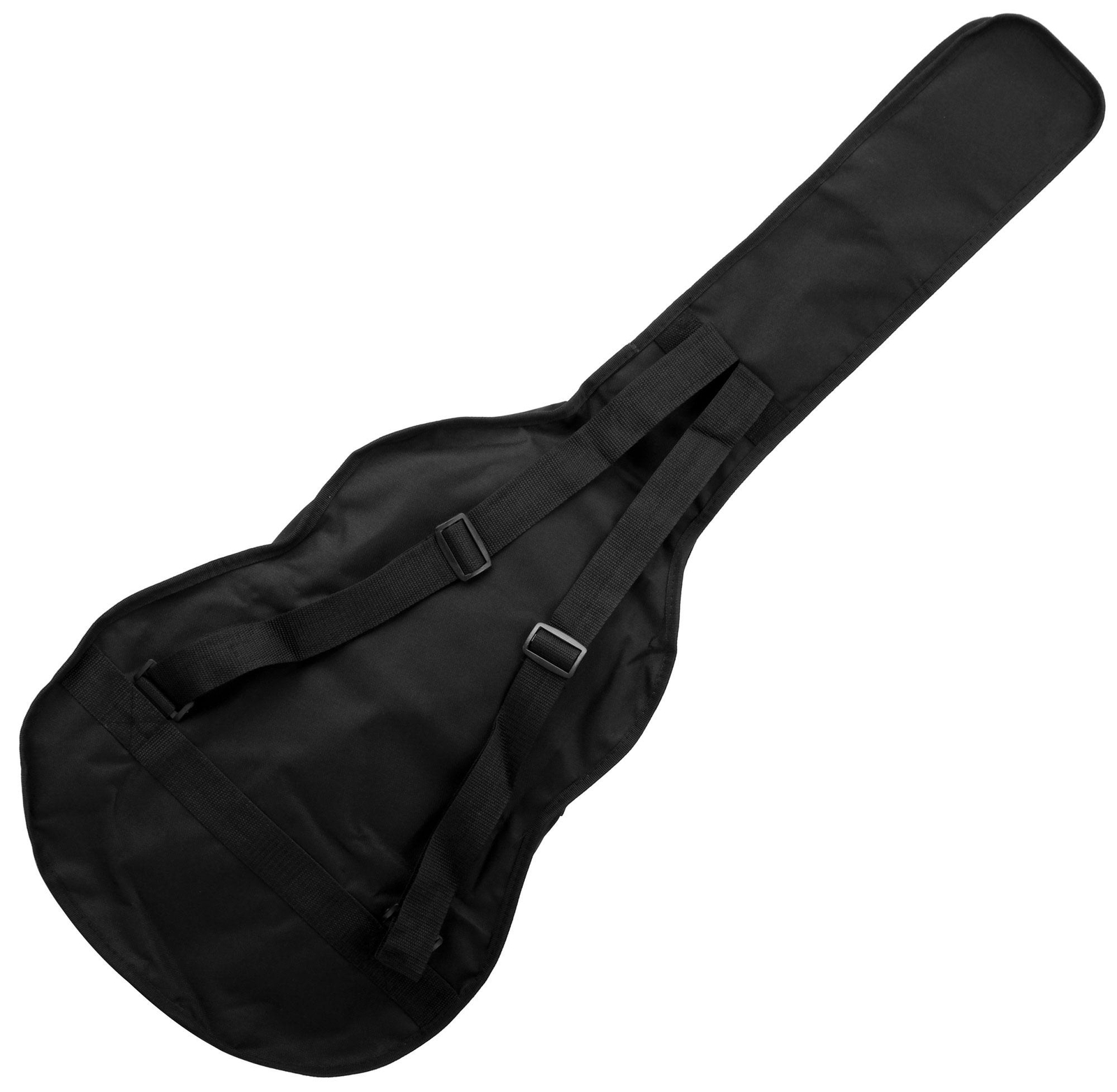 Borsa per chitarra 4/4 chitarra da concerto gig bag cinghie zaino borsa nera foto 2