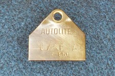 1967 Ford Mustang Falcon Fairlane Galaxie ORIG 289 2V T/E CARBURETOR TAG C7AF-AU