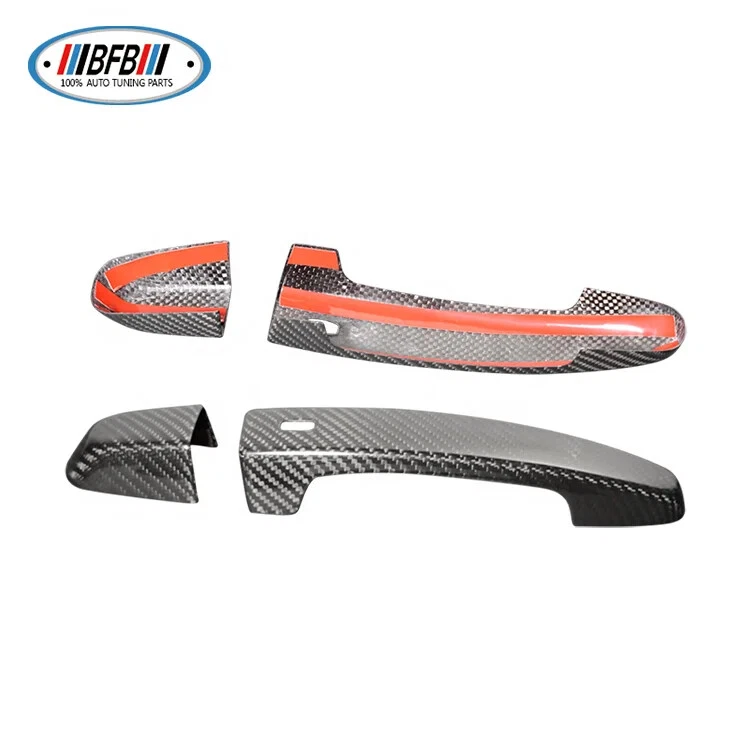 Carbon Fiber Door Handle Cover Add on Style for Chevrolet Camaro 2015+ - Image 2 of 4