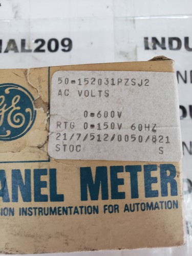 GE PANEL METER 50-152031PZSJ2 - Picture 7 of 7