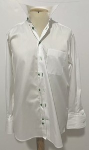 ETON MEN LONG SLEEVE DRESS SHIRT MADE-TO-MEASURE WHITE COTTON WITH FRENCH CUFF | eBay