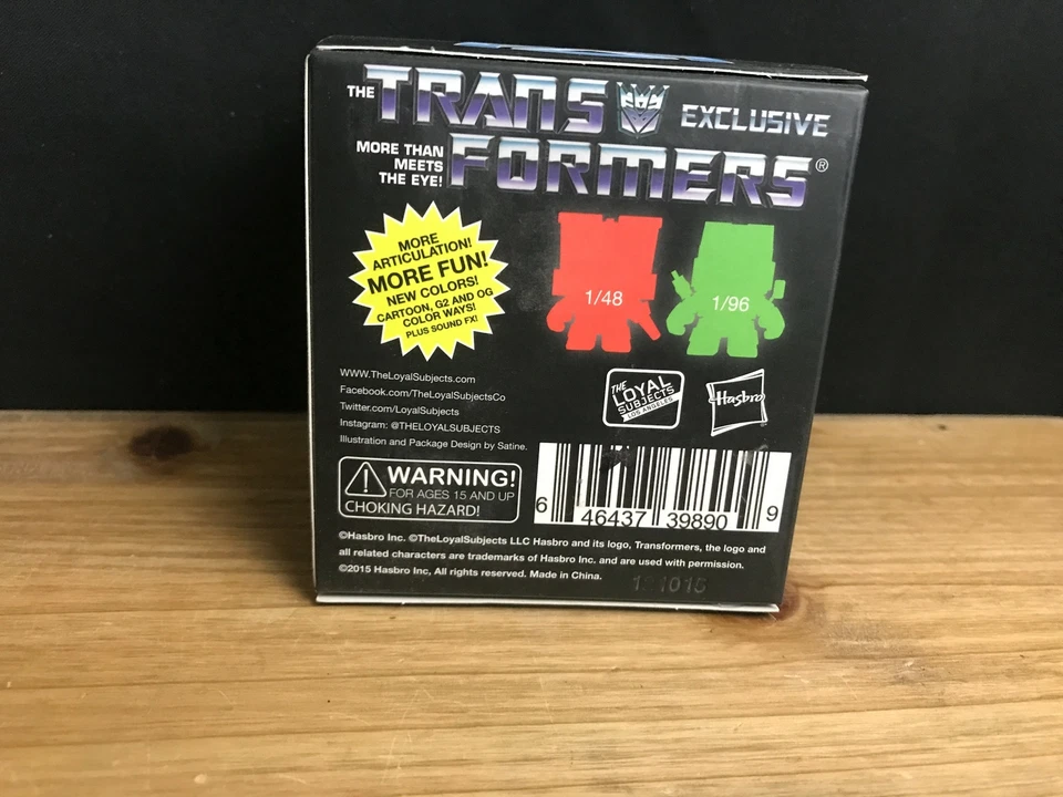 TRANSFORMERS EXCLUSIVE ACTION VINYLS POWER PAK Loyal Subjects BLIND BOX FIGURE - Image 2 of 4