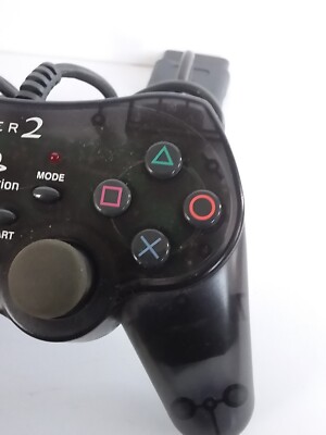 PS2 Nyko Platinum Series Viper 2 Clear Black Controller