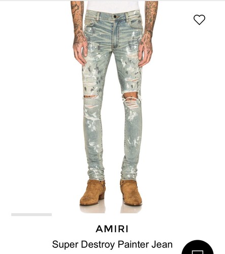 AMIRI Super Destroy Painter denim アミリ-