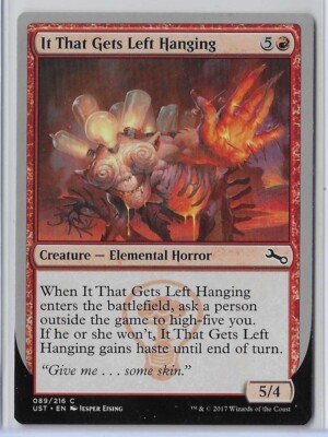 MTG It That Gets Left Hanging Unstable (UST) Common Magic Card #089/216 Unplayed | eBay MTG It That Gets Left Hanging Unstable (UST) Common Magic Card #089/216 Unplayed | eBay