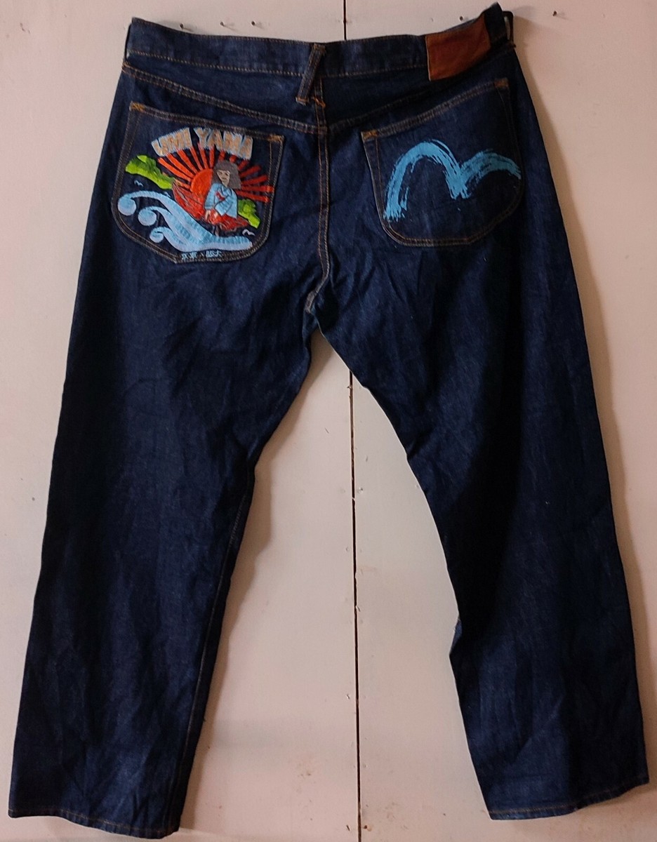 Evisu Heritage Denim Jeans - Size 38 | eBay Evisu Heritage Denim Jeans - Size 38 | eBay