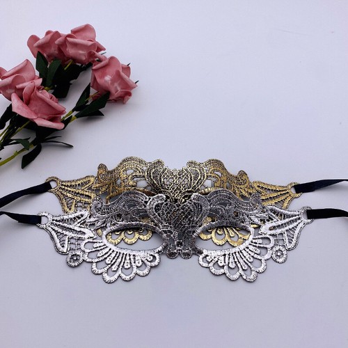 Sexy Eye Mask Eye Patch Half Face Eyeshade Cosplay Masks Lace Masquerade Mask♪ - Picture 10 of 17