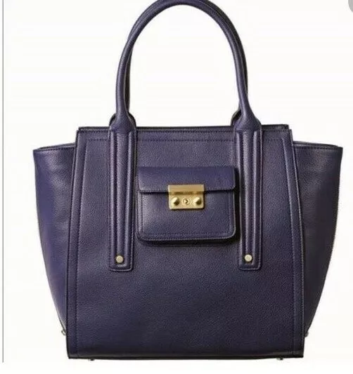 3.1 Phillip Lim for Target Purple Pebbled Faux Leather Tote Handbag