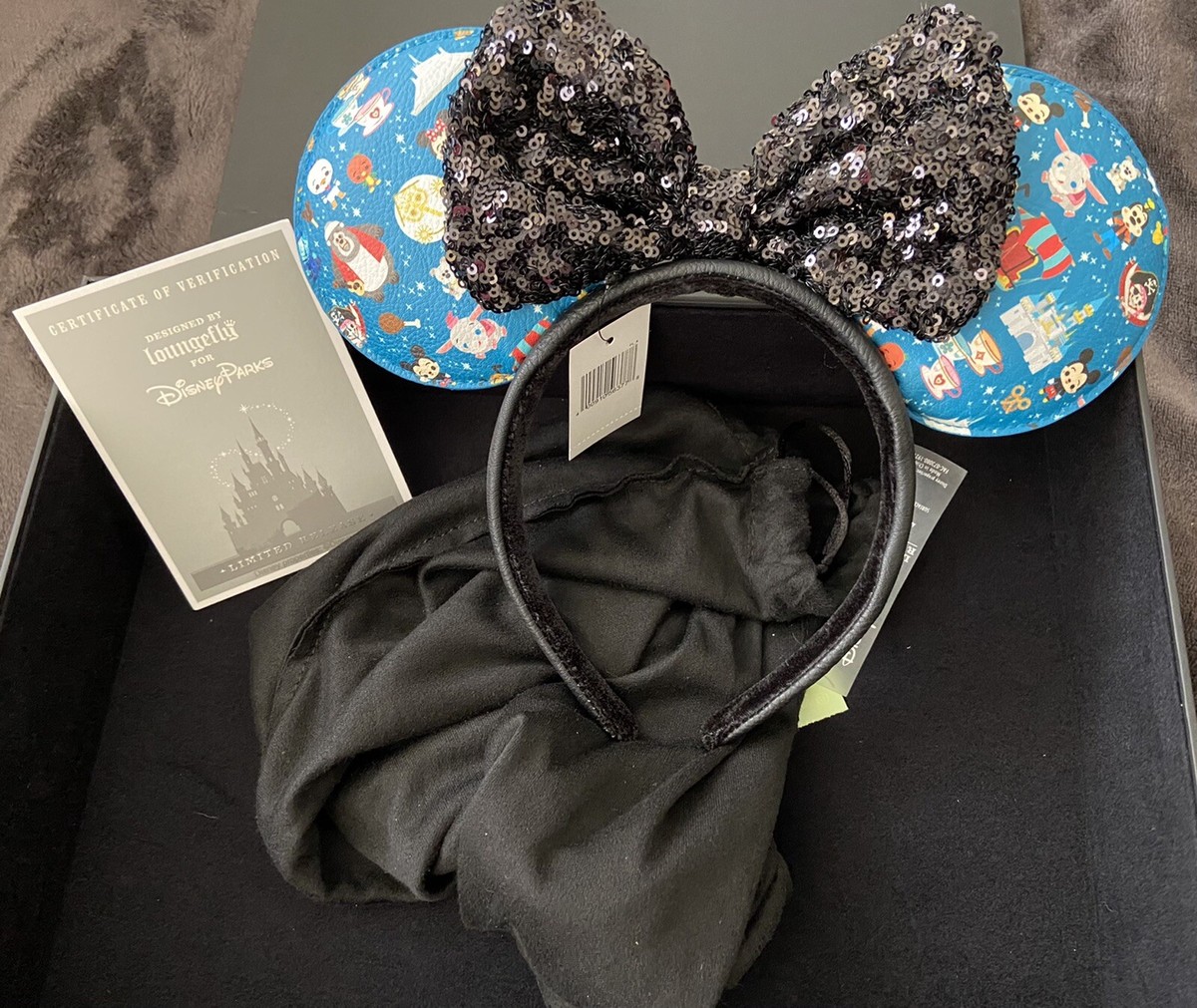Disney Parks Designer Minnie Mouse Ears Headband by 