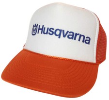 Husqvarna Chainsaws Trucker Hat Mesh Cap Snapback Hat Adjustable Vintage