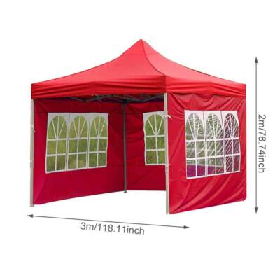 Color: Red, style: Three meters ordinary - Portable Outdoor Tent Surface Replac