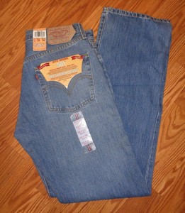LEVIS 501 MISSES JEANS RED TAB SIZE 33X34 NWT | eBay