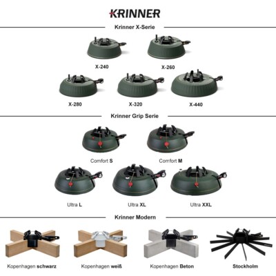Krinner Christbaumständer Grip S M L XL XXL | Weihnachtsbaumständer & Zubehör