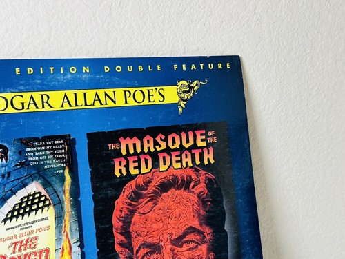 The Raven + Masque of the Red Death Double Feature Laserdisc Edgar Allan Poe - Picture 4 of 14