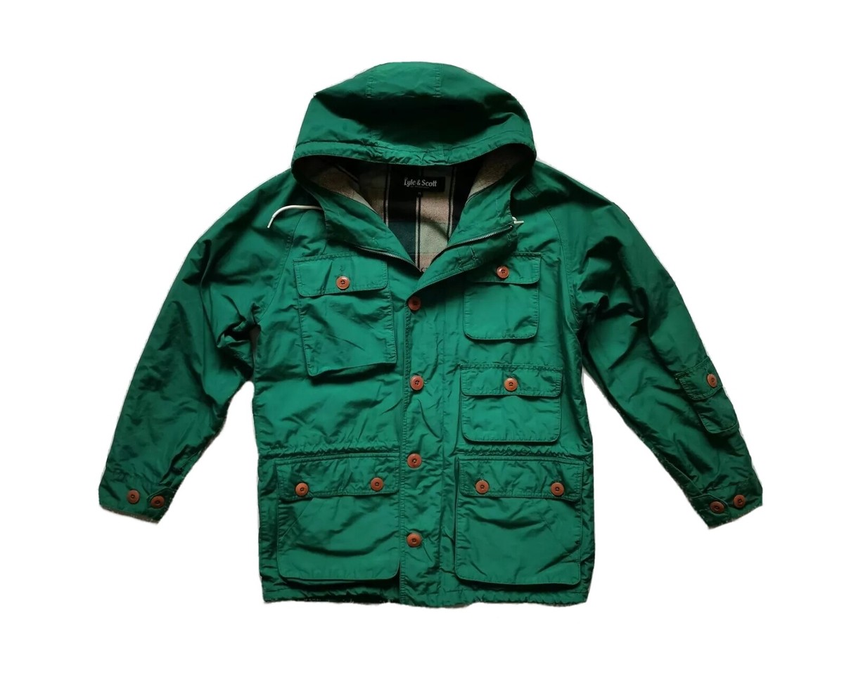 LYLE SCOTT Men's Parka Jacket Size M green SUPER UK