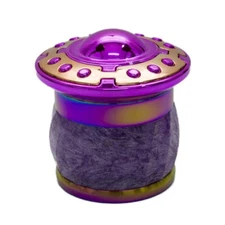 2.2" UFO Spice Herb Tobacco Grinder  Herbal Metal Smoke  4 Piece Crusher Gift