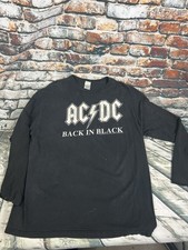 Ac Dc Back In Black Xl Black Logo Aaa Tag 2005 Vtg Distressed Ac Dc Back In Black Xl Black Logo Aaa Tag 2005 Vtg Distressed