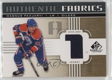 2011 SP Game Used Edition Authentic Fabrics Gold Magnus Paajarvi (1) #AF-MP rp9