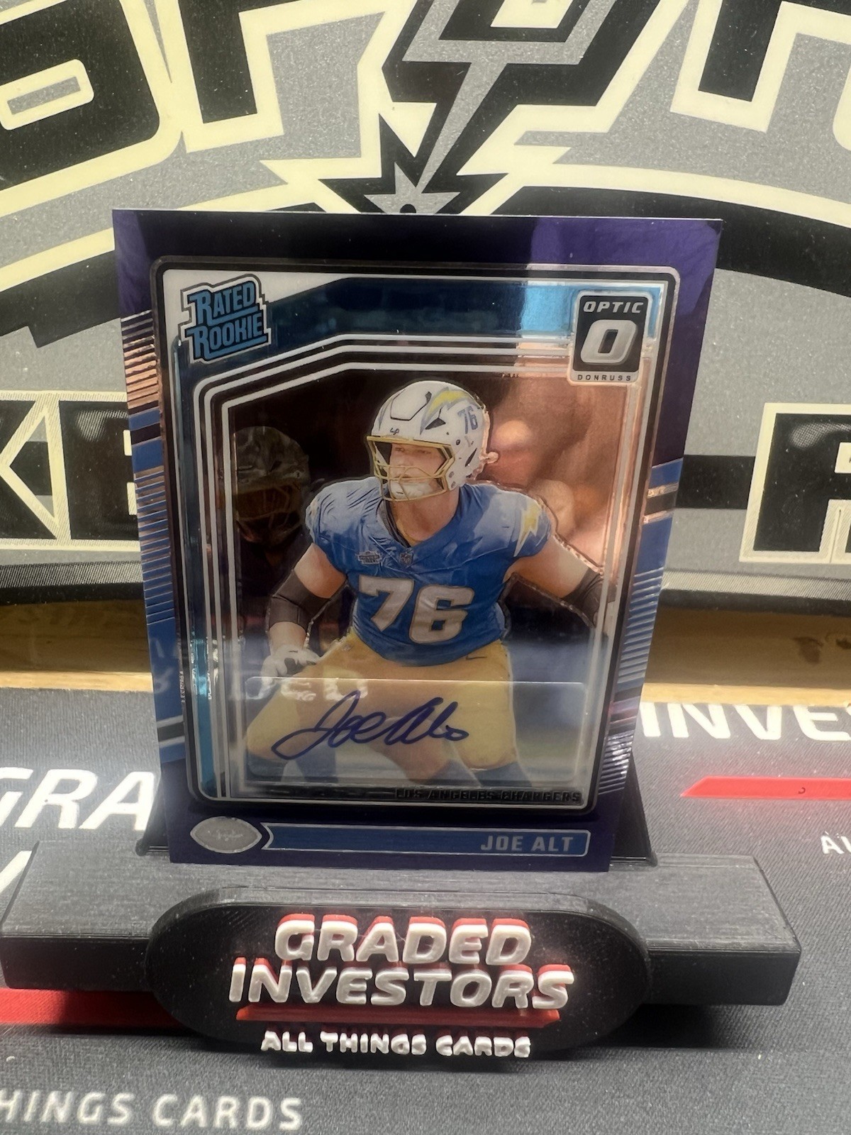 2024 Donruss Optic Joe Alt Rated Rookie Auto Purple Stars FOTL Exclusive /42