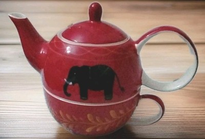Cha Cult Tea for one Set Benares 3 teilig Kanne: 0,4 l, Tasse: 0,2 l, Deckel