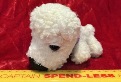 VINTAGE BICHON FRISE PUPPY THE DOG ARTIST COLLECTION 15 cm PLUSH EAGLEMOSS EXC! - Picture 1 of 7