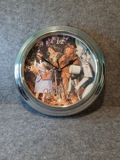 Vintage 2000 Wizard of Oz Wall Clock "In The Forest"