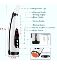 Blackhead Remover Vacuum Nose Facial Pore Cleaner Acne Pimple Blackhead Extracto