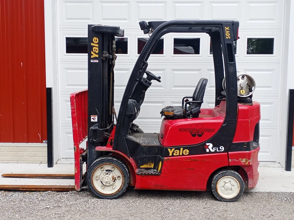 2006 YALE GLC050VX Empilhadeiras de Pneus Almofada Usadas LP Empilhadeira a Gás