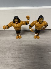 WWF/WWE Hasbro Figures the Headshrinkers Fatu & Samu 90’s Tag Team Wrestling Fig
