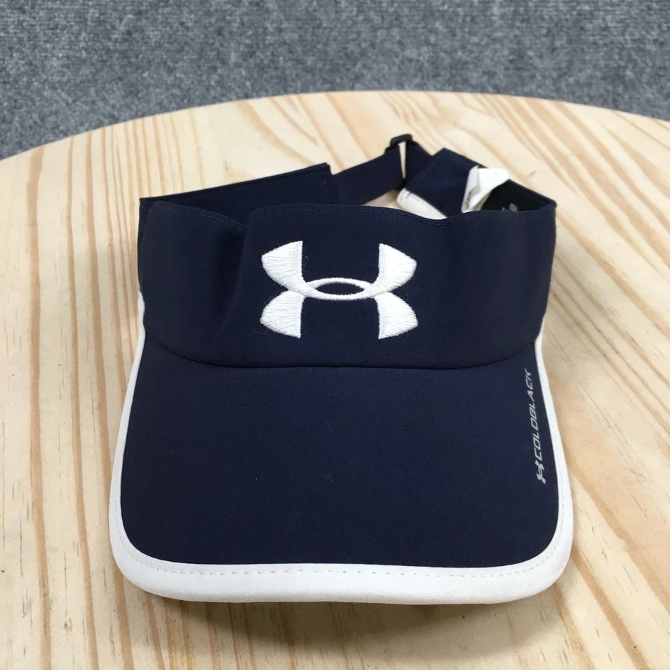 Sombrero con visera Under Armour negro frío para mujer azul OS ala curva logotipo bordado Foto 2 de 4
