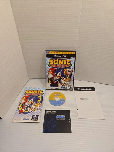 Sonic Mega Collection Player's Choice Nintendo GameCube 2002, Complete in Box